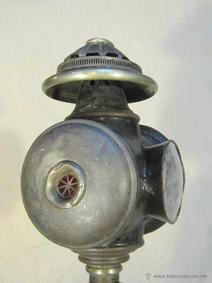 Antig&uuml;edades: farol antiguo de carruaje - Foto 3