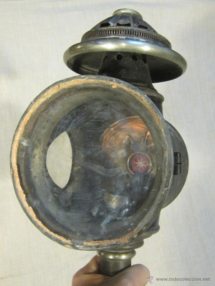 Antig&uuml;edades: farol antiguo de carruaje - Foto 4