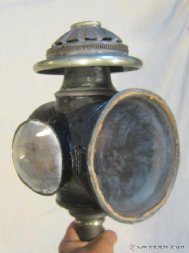 Antig&uuml;edades: farol antiguo de carruaje - Foto 5