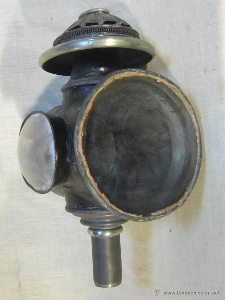 Antig&uuml;edades: farol antiguo de carruaje - Foto 7
