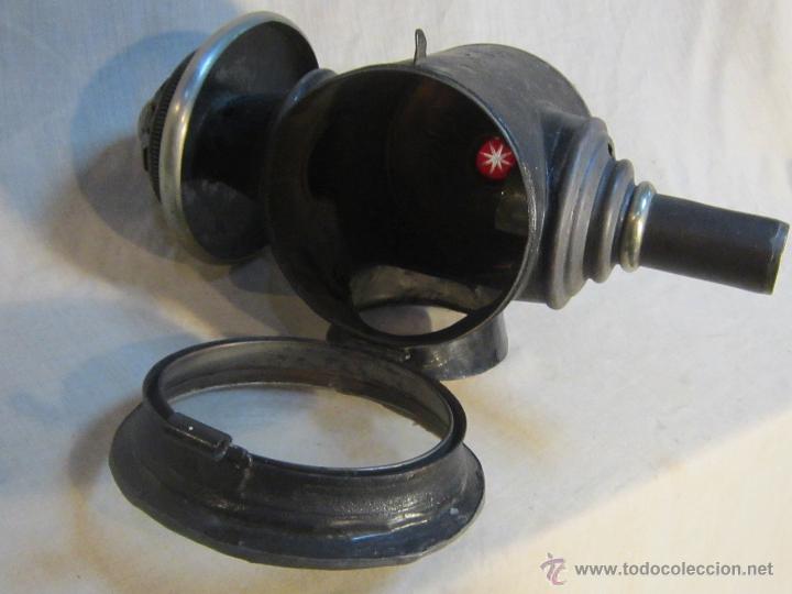 Antig&uuml;edades: farol antiguo de carruaje - Foto 8