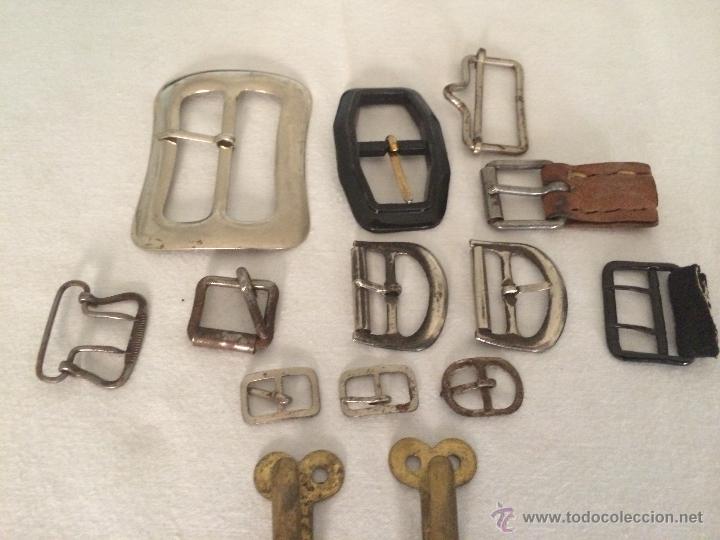 Antig&uuml;edades: LOTE DE ANTIGUAS HEBILLAS VARIADAS - Foto 1