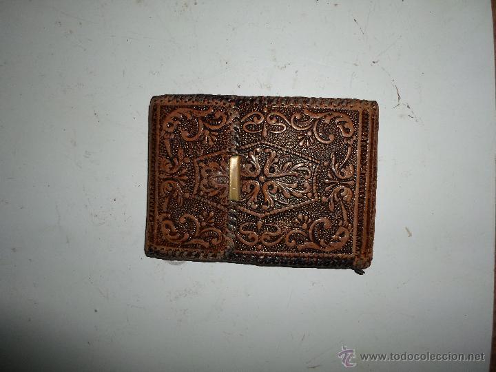 Antig&uuml;edades: CARTERA DE CUERO - Foto 1
