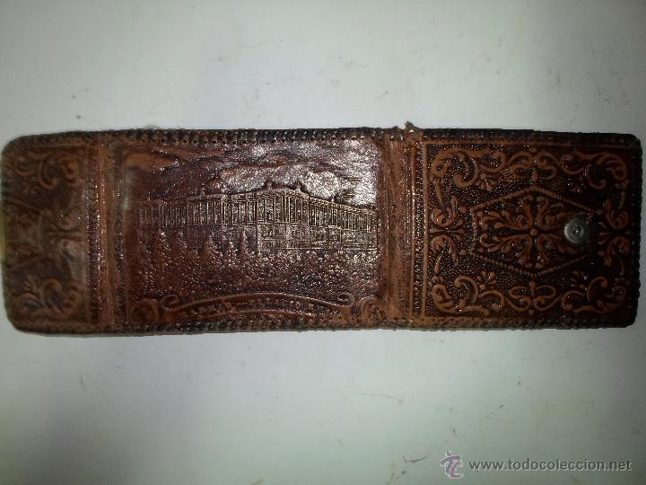 Antig&uuml;edades: CARTERA DE CUERO - Foto 3