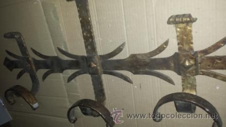 Antig&uuml;edades: PERCHERO HIERRO FORJADO - Foto 3