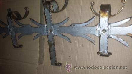 Antig&uuml;edades: PERCHERO HIERRO FORJADO - Foto 5