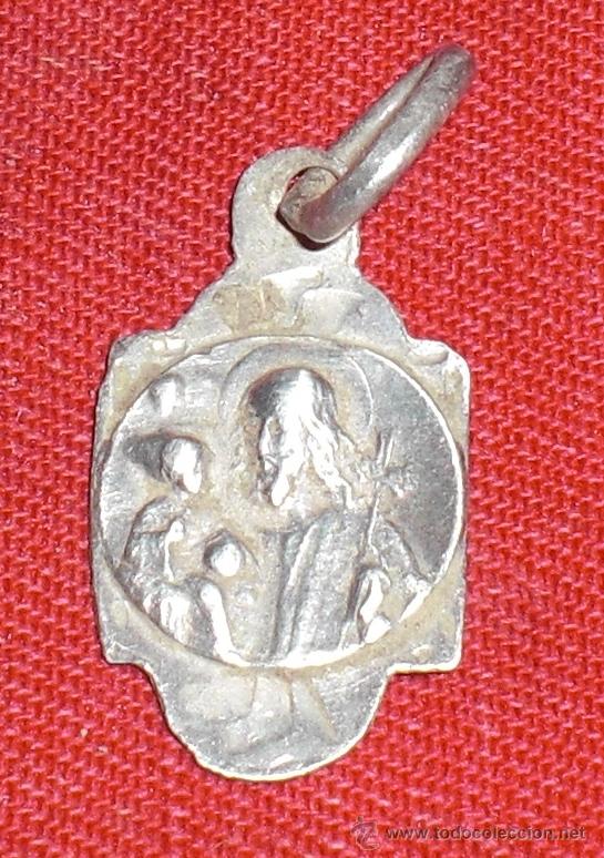 Antig&uuml;edades: Peque&ntilde;a medalla de plata San Jose - Foto 1
