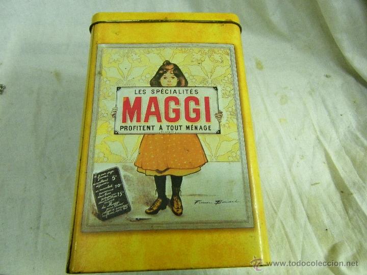 Antig&uuml;edades: CAJA METALICA MAGGI - Foto 1