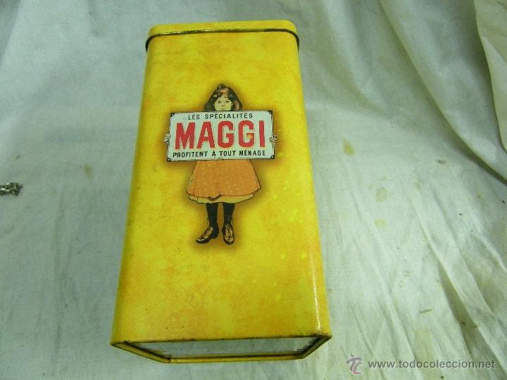 Antig&uuml;edades: CAJA METALICA MAGGI - Foto 2