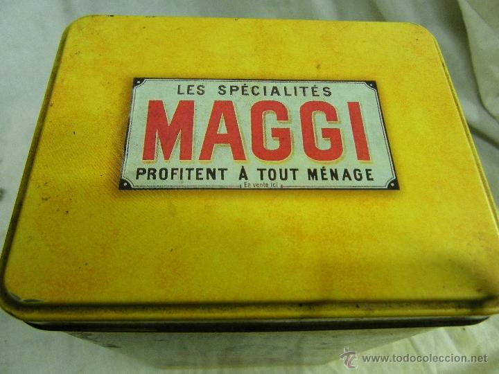 Antig&uuml;edades: CAJA METALICA MAGGI - Foto 3