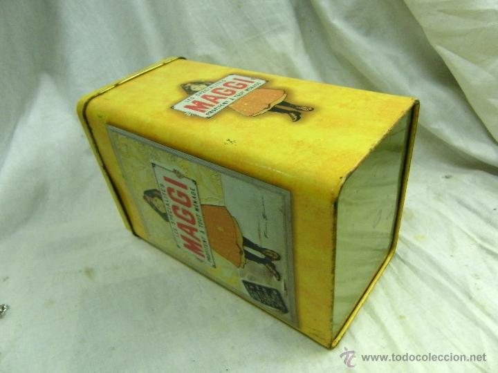 Antig&uuml;edades: CAJA METALICA MAGGI - Foto 4