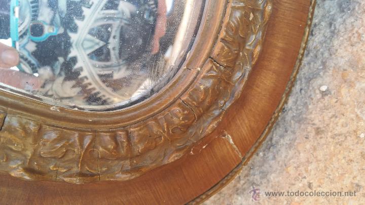 Antig&uuml;edades: antiguo espejo, estilo isabelino - Foto 6