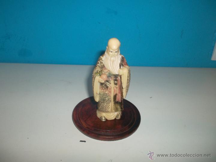 Antiquit&auml;ten: figura de un sabio en marfilina