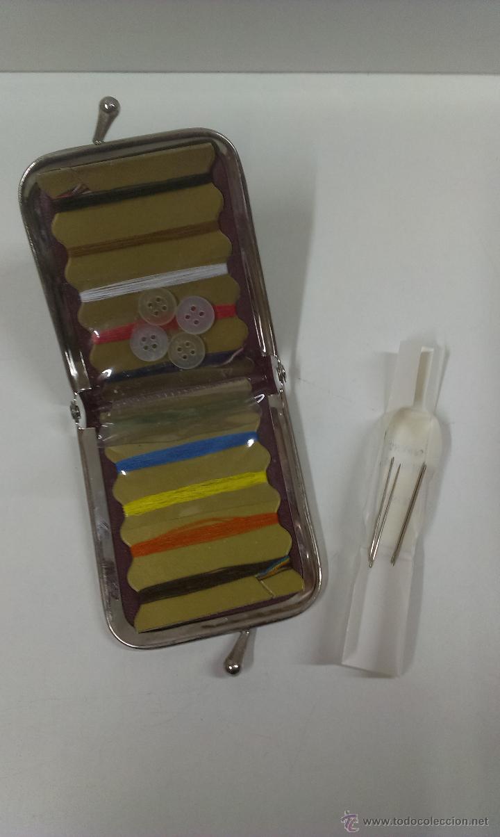 Antig&uuml;edades: CARTERA DE COSTURA - Foto 2