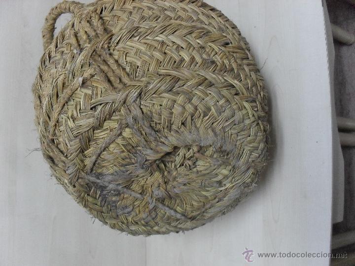 Antig&uuml;edades: GARRAFA- DAMAJUANA FORRADA EN ESPARTO - Foto 5