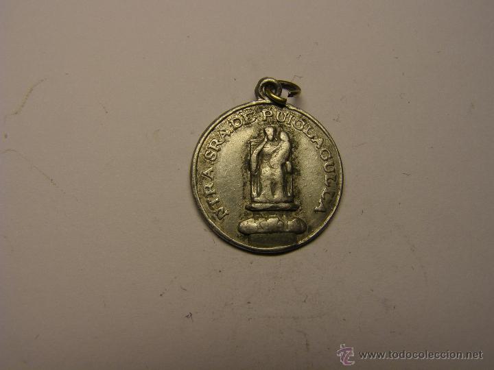 Antig&uuml;edades: Medalla religiosa de N&ordf; S&ordf; de Puiglagulla. - Foto 1