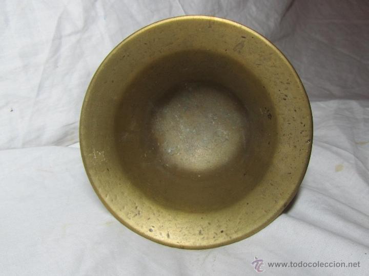 Antig&uuml;edades: Antiguo almirez de bronce - Foto 2
