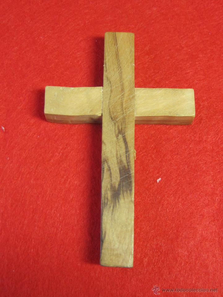 Antig&uuml;edades: Crucifijo de madera - Foto 2