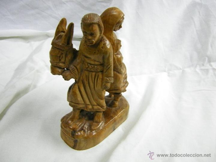 Antig&uuml;edades: SAN JOSE Y VIRGEN CON NI&Ntilde;O-TALLA RAIZ DE OLIVO