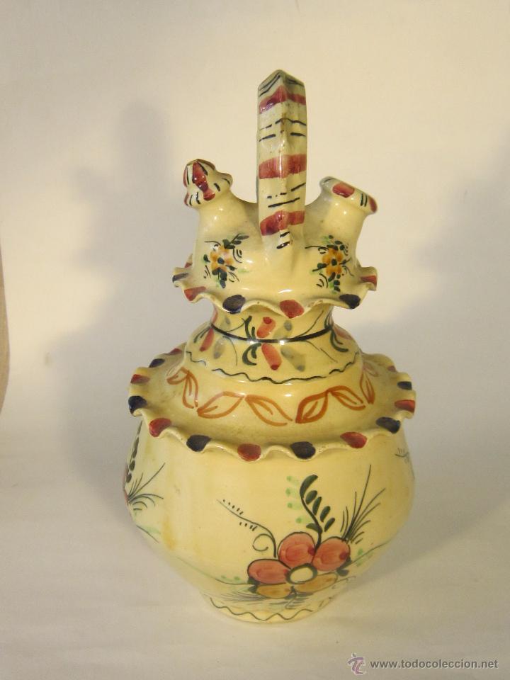 Antig&uuml;edades: BOTIJO DE CERAMICA PINTADA A MANO - Foto 2