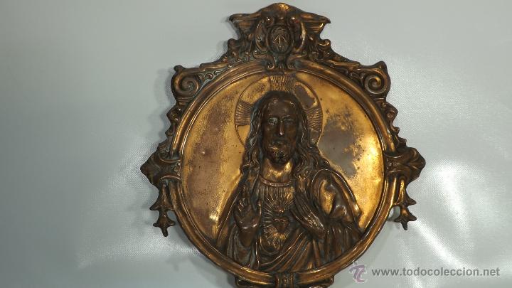 Antig&uuml;edades: Cobre de coraz&oacute;n de Jes&uacute;s - Foto 1
