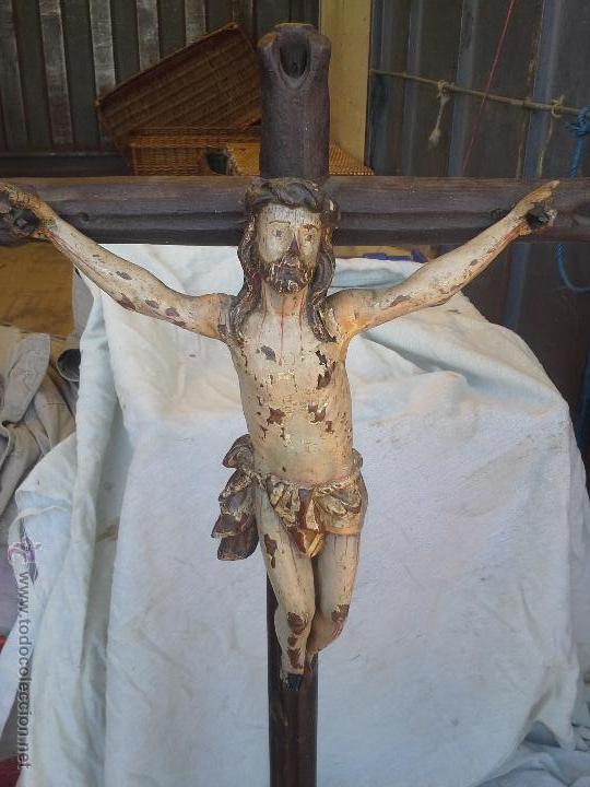 Antig&uuml;edades: CRUCIFICADO SIGLO XVII - Foto 1