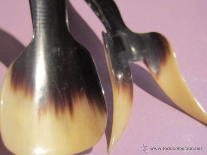 Antig&uuml;edades: cubierto de servir de cuerno de toro - Foto 3