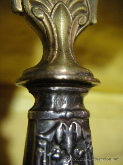 Antig&uuml;edades: cubiertos con mango de plata contrastada - Foto 2