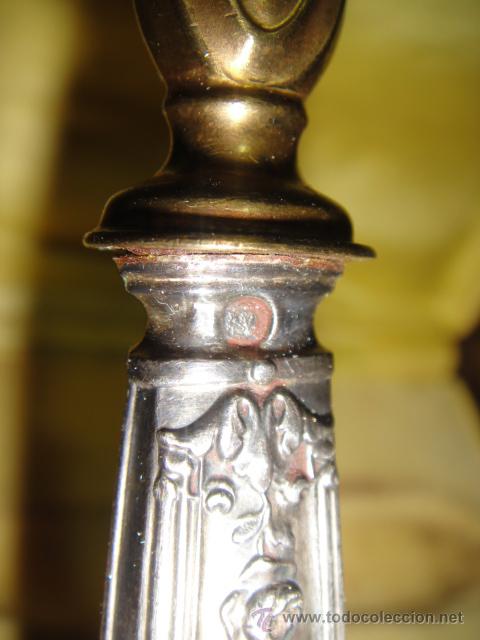 Antig&uuml;edades: cubiertos con mango de plata contrastada - Foto 8