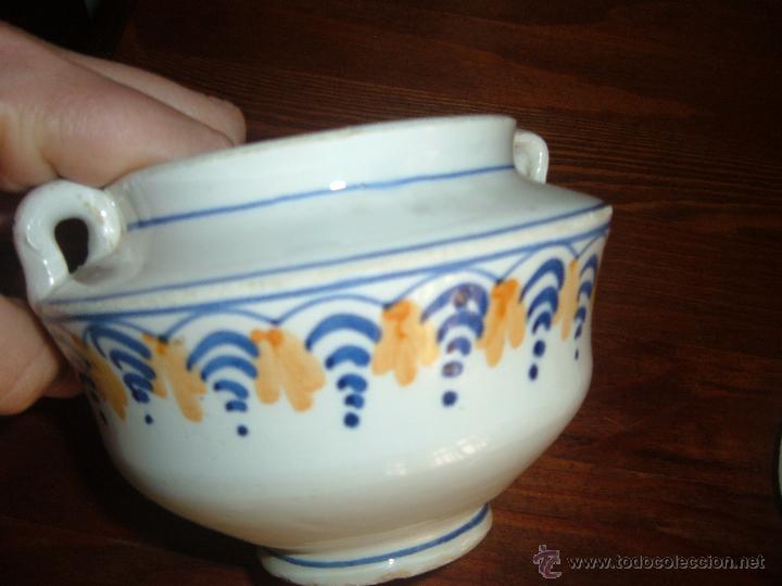 Antig&uuml;edades: Azucarero de ceramica - Foto 4