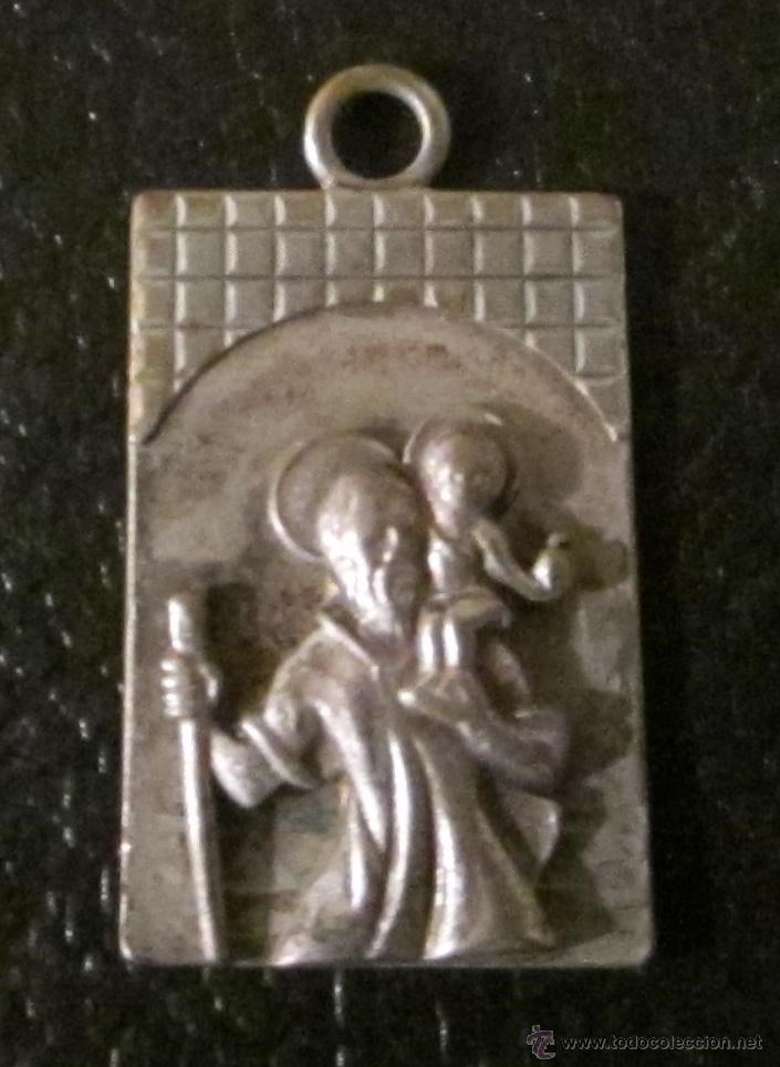 Antig&uuml;edades: MEDALLA DE SAN CRISTOBAL. FORMATO 3 X 2 CM - Foto 1