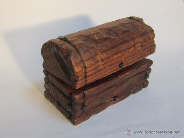 Antig&uuml;edades: CAJA JOYERO DE MADERA - Foto 4