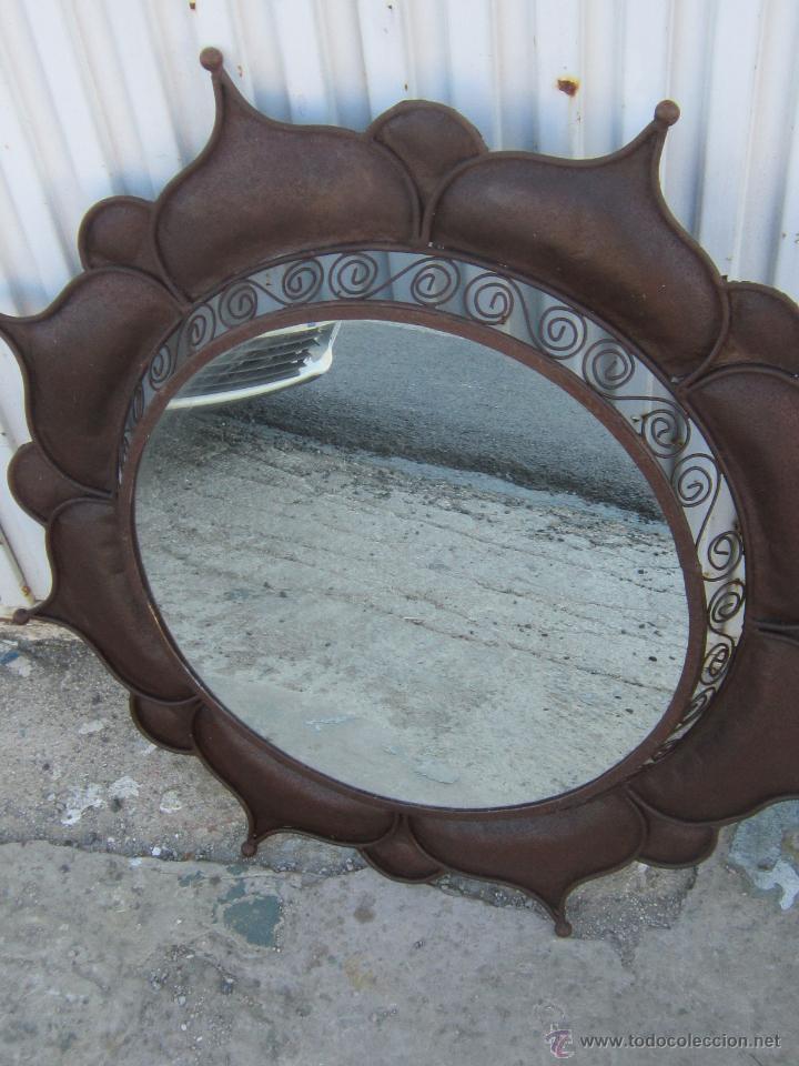 Antig&uuml;edades: ESPEJO EN HIERRO FORJADO - Foto 4