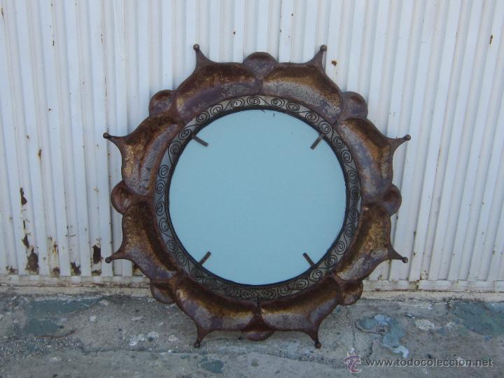 Antig&uuml;edades: ESPEJO EN HIERRO FORJADO - Foto 8