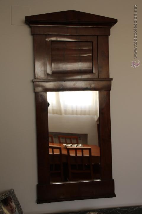 Antig&uuml;edades: Espejo marqueter&iacute;a siglo XVIII. - Foto 5