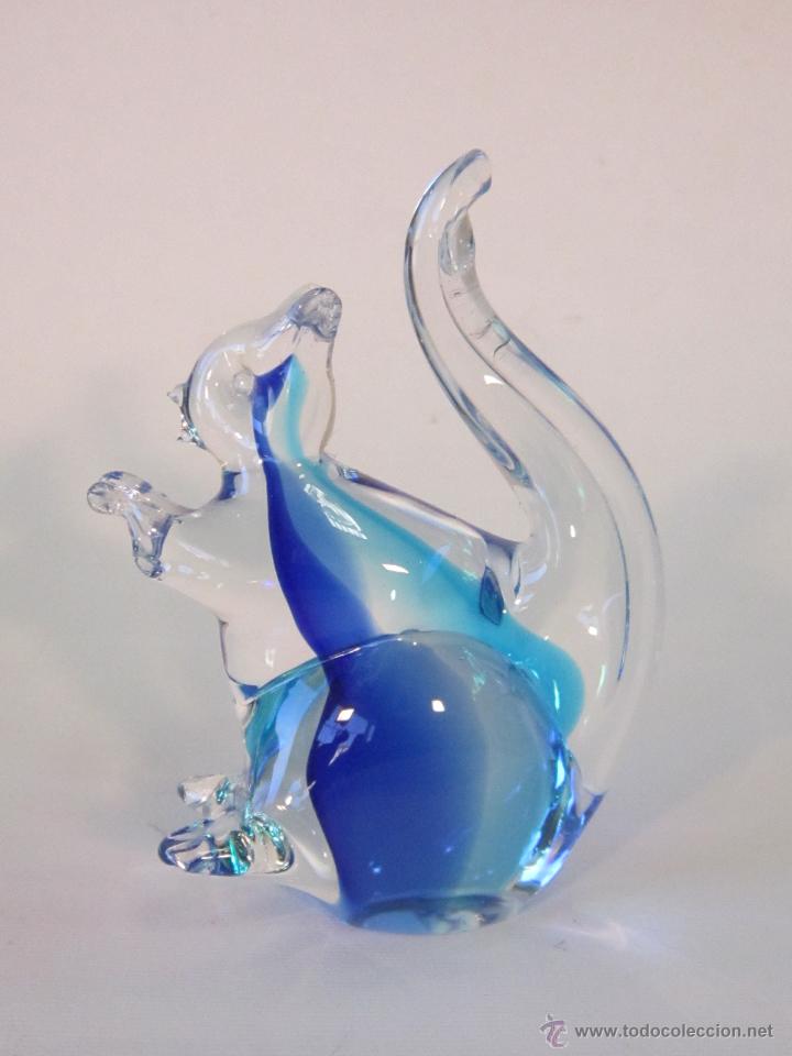 Antig&uuml;edades: FIGURA DE ARDILLA EN CRISTAL DE MURANO - Foto 1