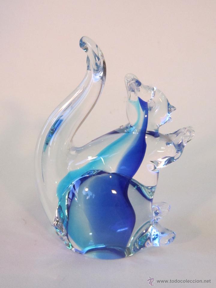 Antig&uuml;edades: FIGURA DE ARDILLA EN CRISTAL DE MURANO - Foto 5