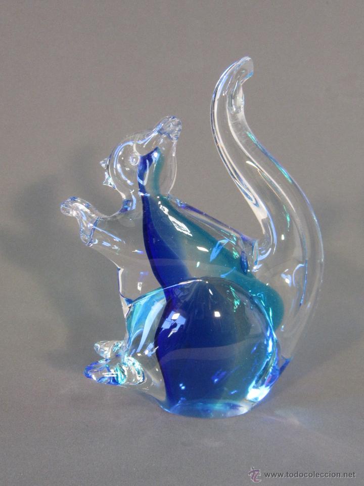 Antig&uuml;edades: FIGURA DE ARDILLA EN CRISTAL DE MURANO - Foto 7