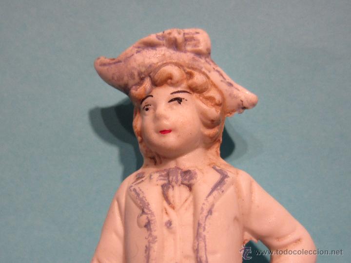 Antig&uuml;edades: figura palillero biscuit - Foto 2