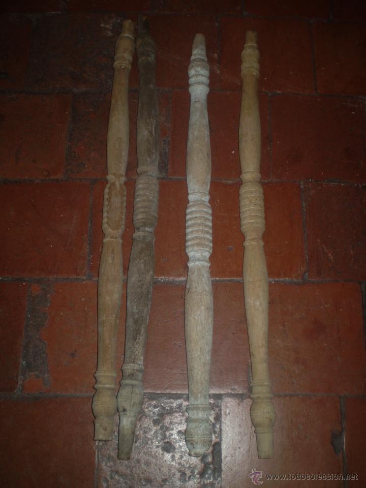 Antig&uuml;edades: 4 BALAUSTRES S XIX DE PINO - Foto 2