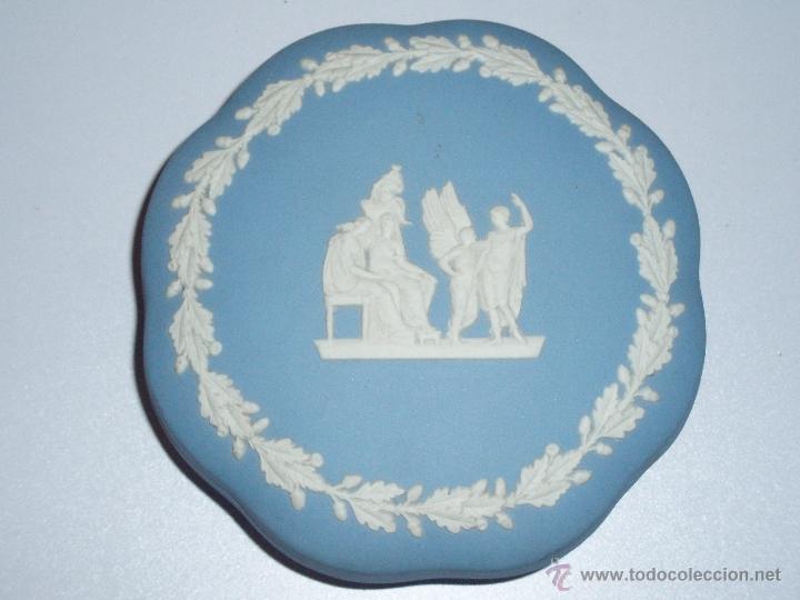 Antig&uuml;edades: caja de porcelana Wedgwood Jasper Ware