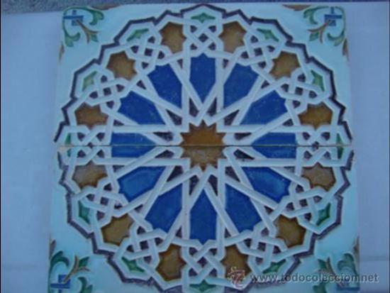 Antig&uuml;edades: Pareja de azulejos Ramos Rejano - Foto 1