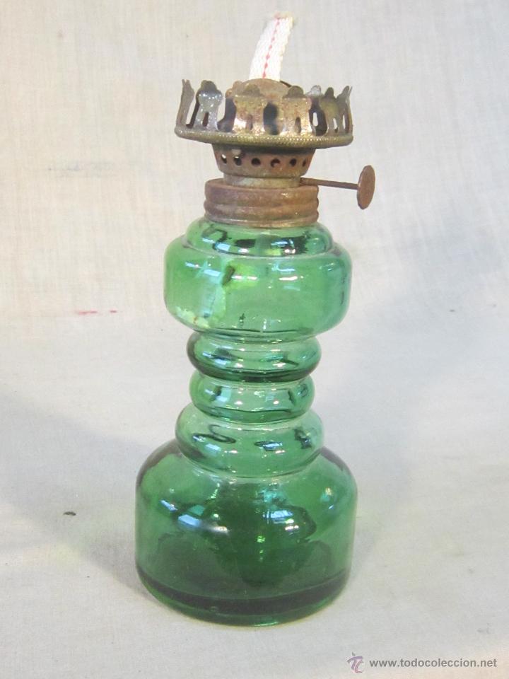 Antig&uuml;edades: QUINQUE DE CRISTAL VERDE - Foto 1