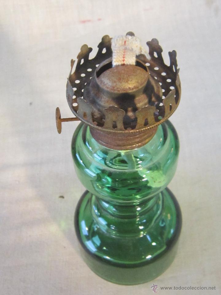 Antig&uuml;edades: QUINQUE DE CRISTAL VERDE - Foto 3