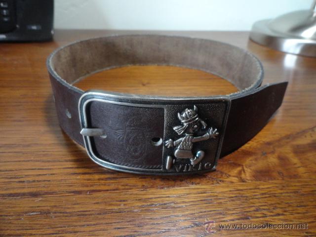 Antig&uuml;edades: CINTURON INFANTIL DE VIKIE EL VIKINGO ORIGINAL - Foto 1