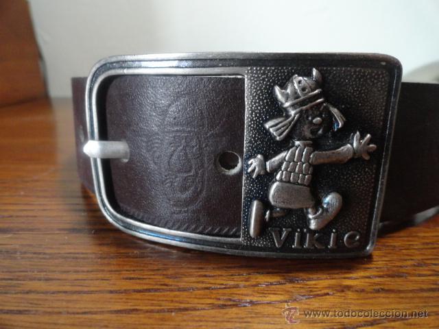 Antig&uuml;edades: CINTURON INFANTIL DE VIKIE EL VIKINGO ORIGINAL - Foto 2