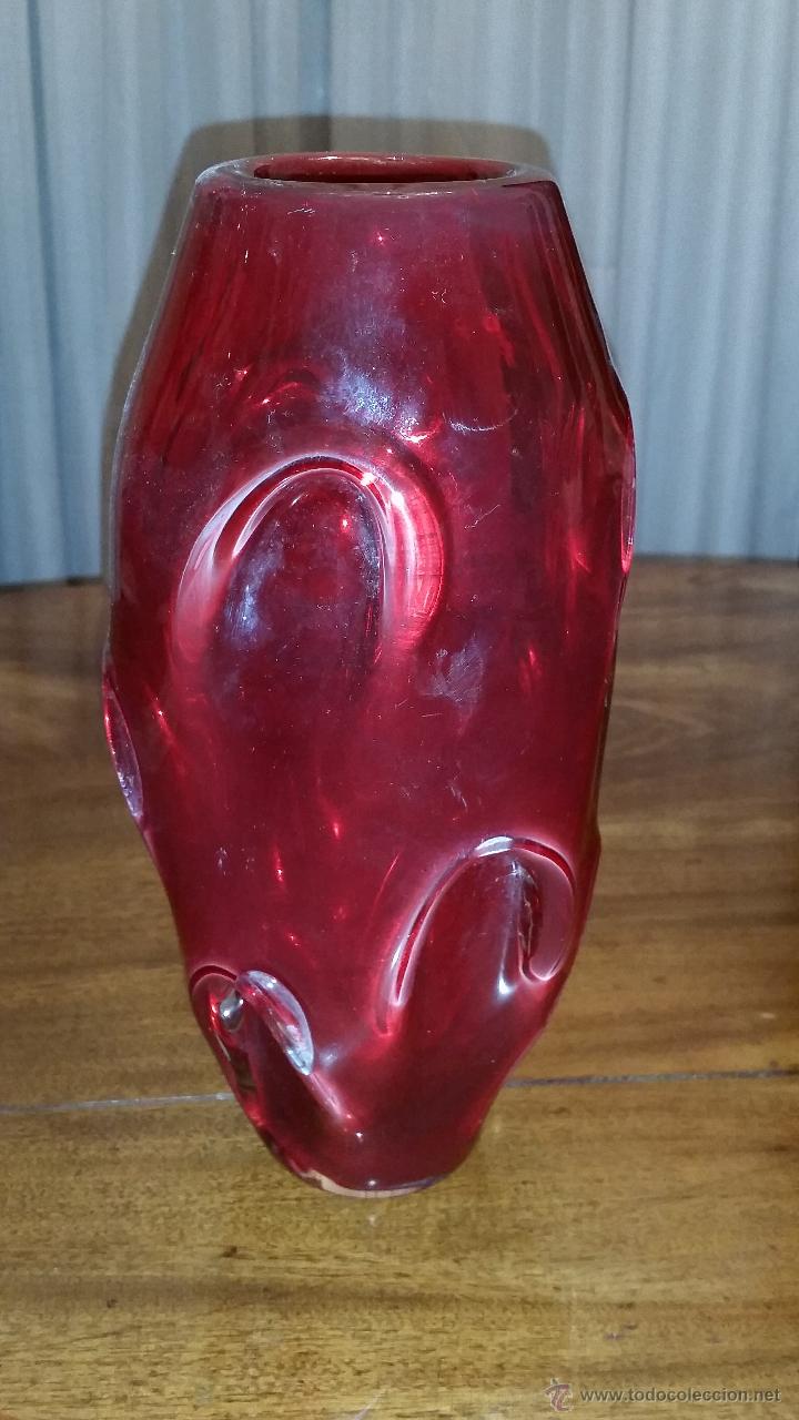 Antig&uuml;edades: muy bonito jarron en cristal - Foto 1