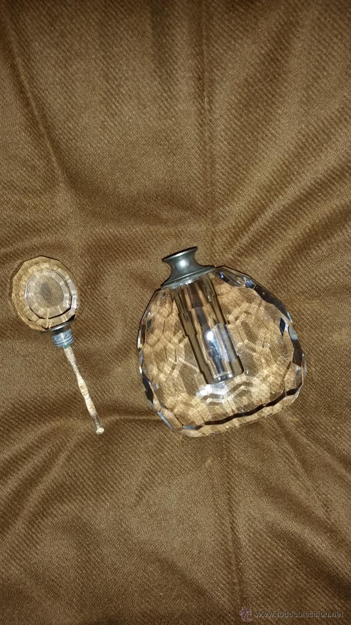 Antig&uuml;edades: antiguo perfumero en cristal - Foto 2