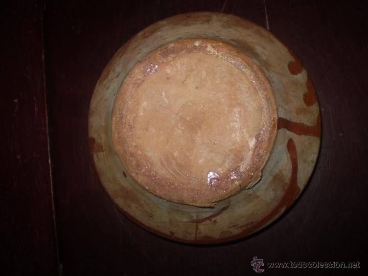 Antig&uuml;edades: TAZON DE BARRO COCIDO Y VIDRIADO - Foto 3