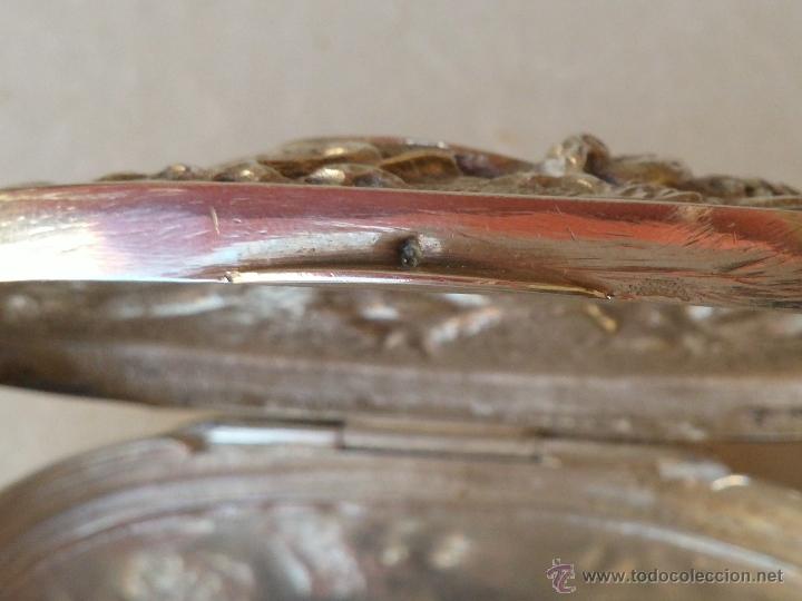 Antig&uuml;edades: Antigua caja en plata con marca ( Estrella ) - Foto 8